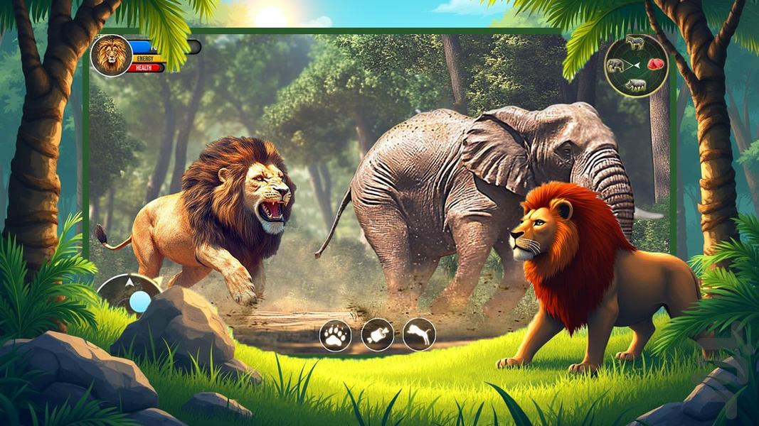 بازی جدید | حیات وحش شیر ها - Gameplay image of android game