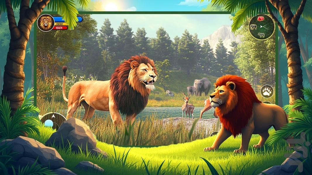 بازی جدید | حیات وحش شیر ها - عکس بازی موبایلی اندروید