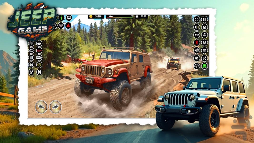 بازی ماشینی جیپ - عکس بازی موبایلی اندروید