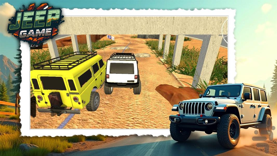بازی ماشینی جیپ - عکس بازی موبایلی اندروید