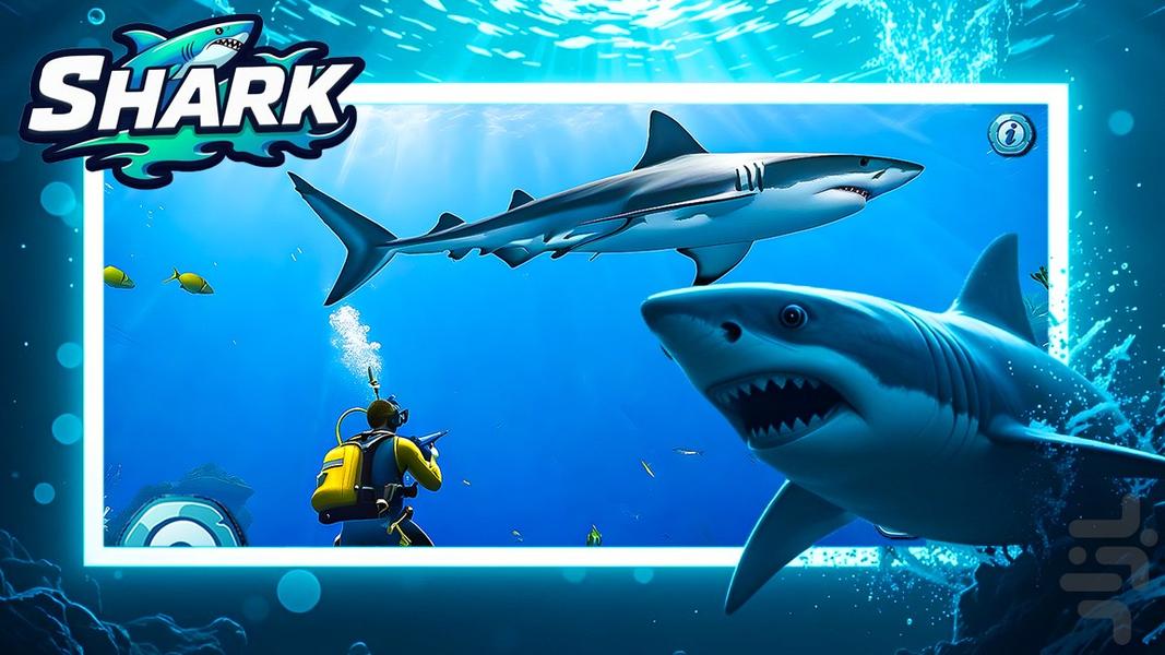 بازی ترسناک کوسه - Gameplay image of android game