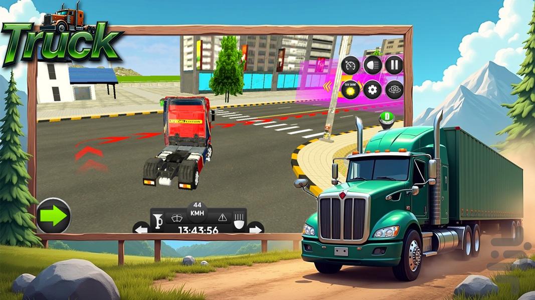 ماشین سنگین - Gameplay image of android game