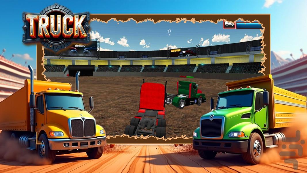 کامیون بازی جنگی - Gameplay image of android game