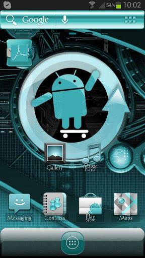 ADW Theme Cyanogen - Image screenshot of android app