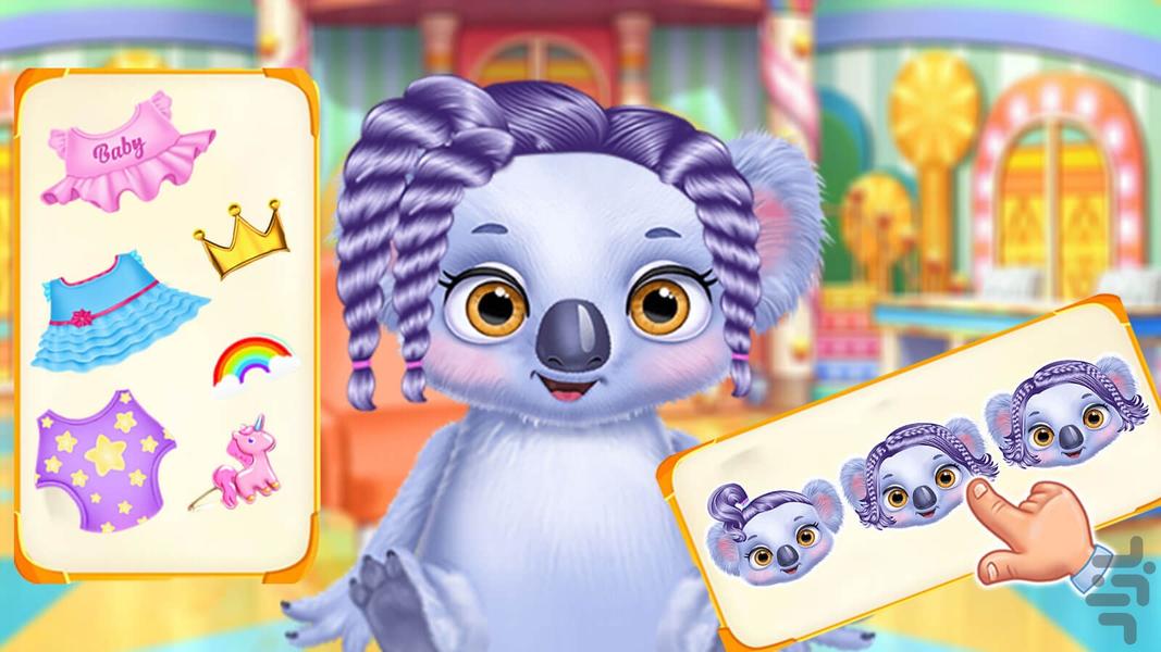 بازی آرایشگاه حیوانات بازی دخترانه - عکس بازی موبایلی اندروید