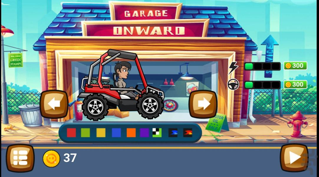 ماشین سواری کوهستان - Gameplay image of android game