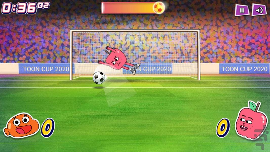 بازی پنالتی کارتونی - عکس بازی موبایلی اندروید