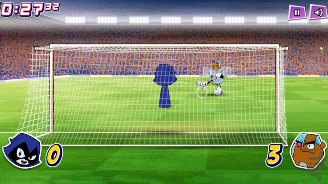 بازی پنالتی کارتونی - عکس بازی موبایلی اندروید