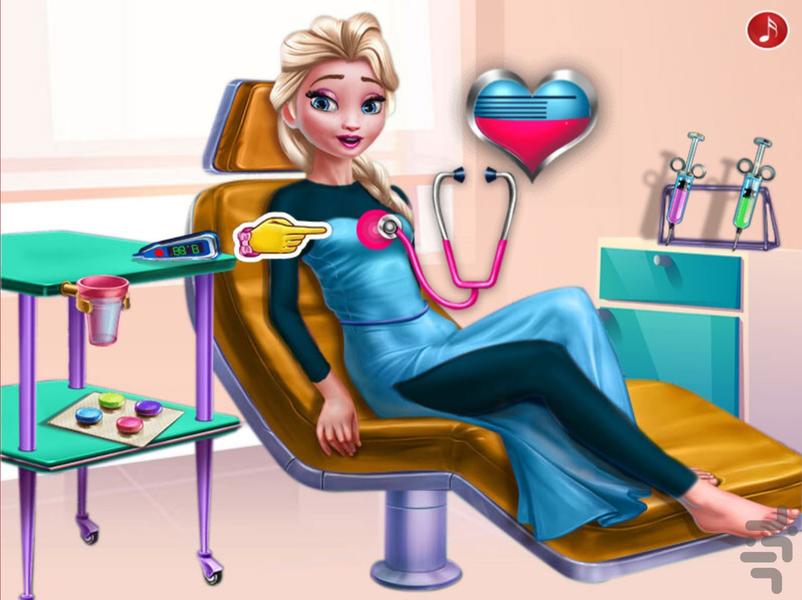 Dr. Elsa Game - Gameplay image of android game