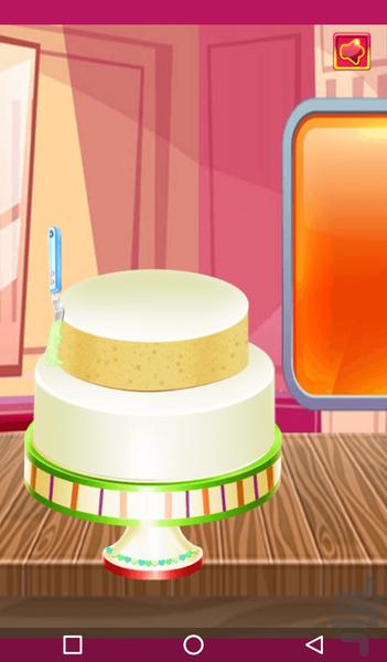 بازی دخترانه کیک پزی السا و انا - عکس بازی موبایلی اندروید