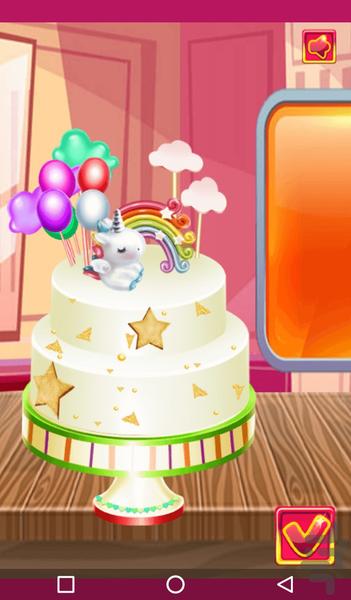 بازی دخترانه کیک پزی السا و انا - عکس بازی موبایلی اندروید