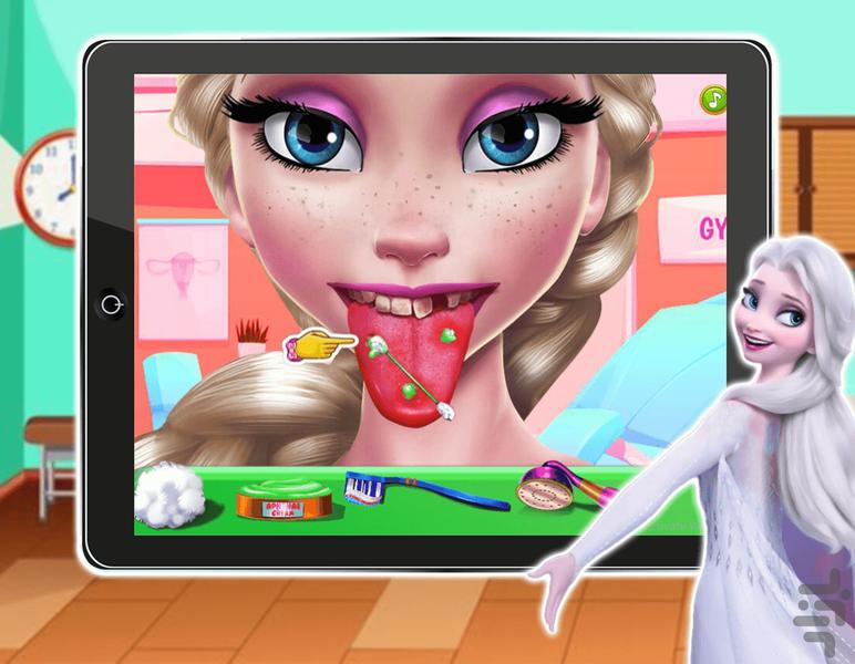 Elsa Dentistry - Gameplay image of android game