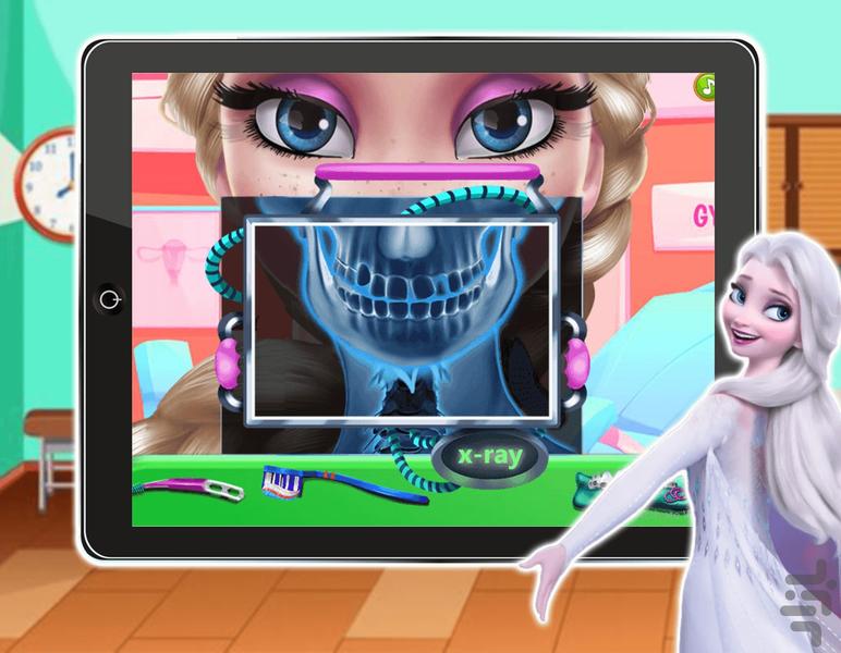 بازی دندان پزشکی السا - Gameplay image of android game