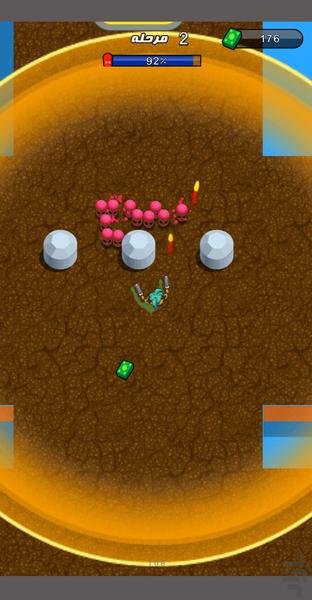 بازی دختر تیرانداز - Gameplay image of android game