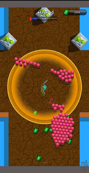 دختر تیرانداز - Gameplay image of android game