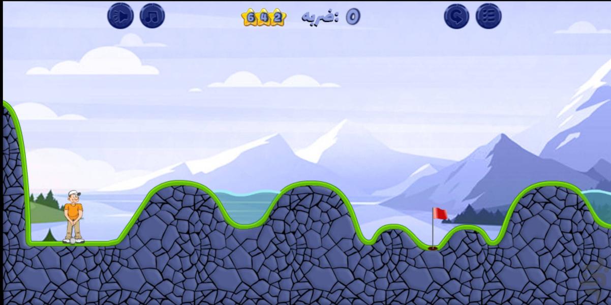 Golf game - Gameplay image of android game