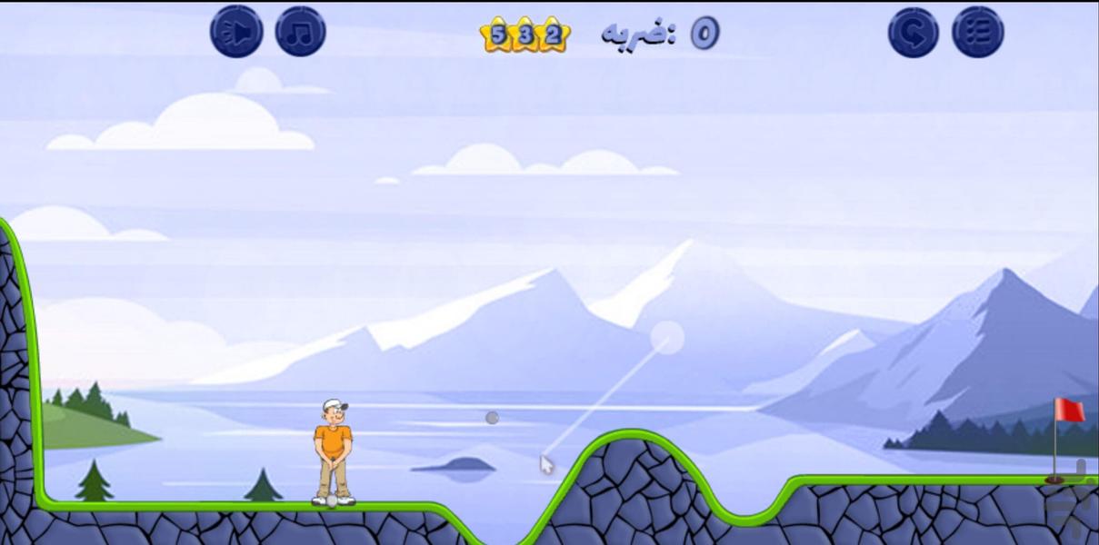 Golf game - Gameplay image of android game