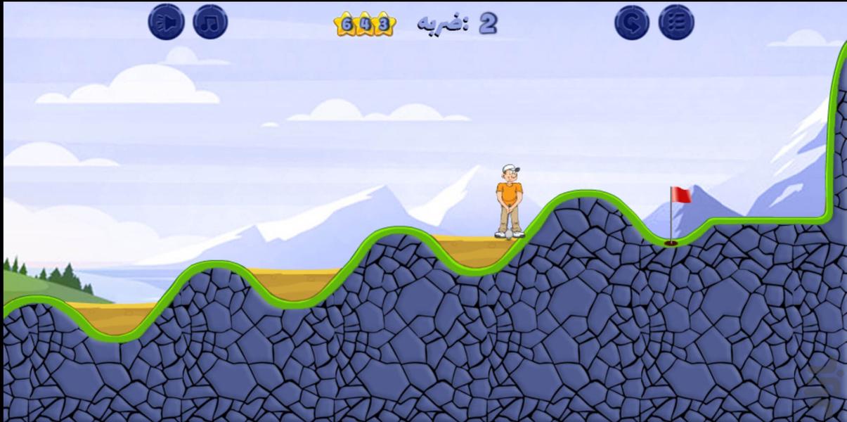 Golf game - Gameplay image of android game
