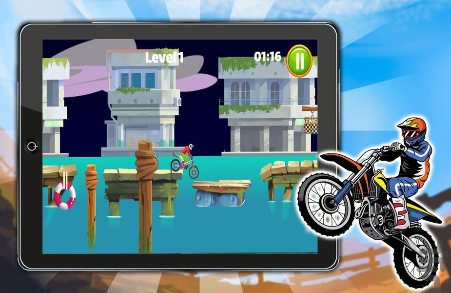 Jump motor - Gameplay image of android game