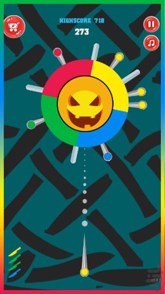 بازی پرتاب چاقو - عکس بازی موبایلی اندروید