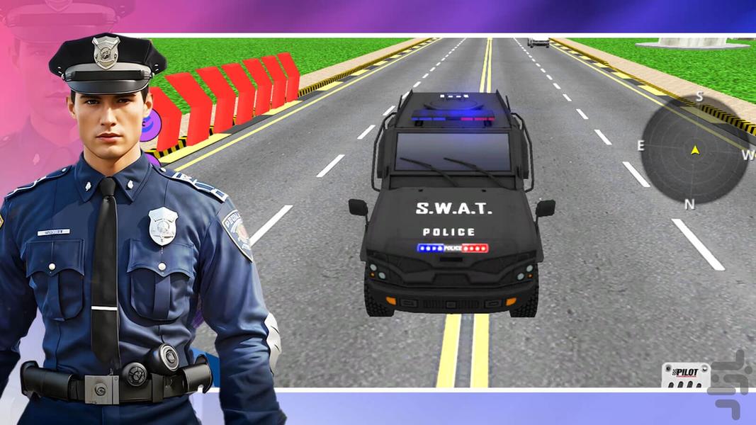 بازی ماشین پلیس - عکس بازی موبایلی اندروید