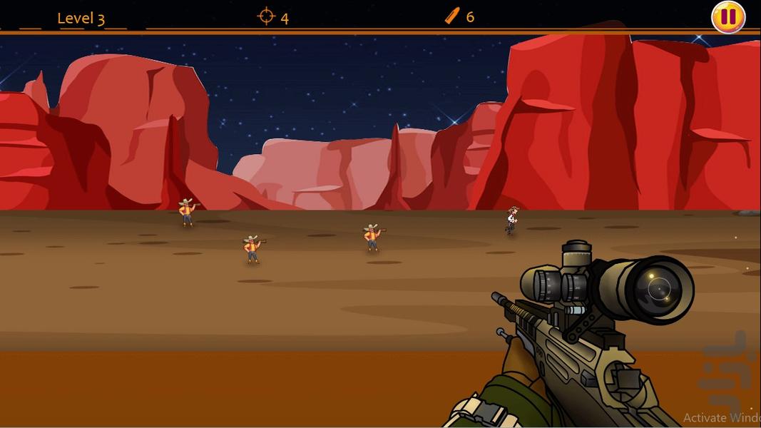 sniper - Gameplay image of android game