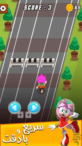 Sonic game - Gameplay image of android game