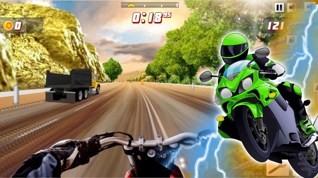 بازی موتور خیابانی - عکس بازی موبایلی اندروید