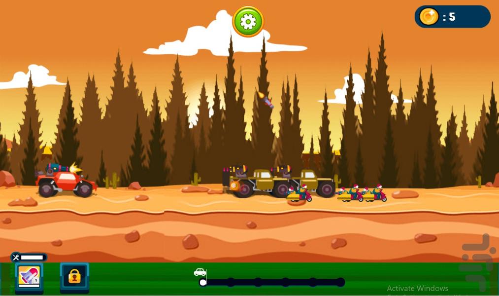 بازی ماشین جنگی - Gameplay image of android game