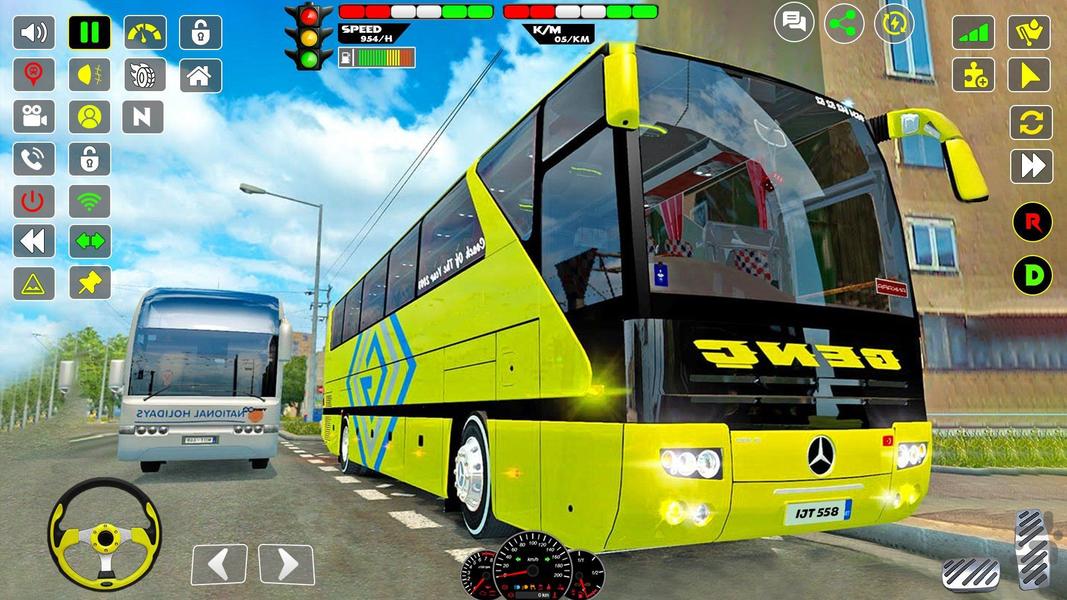 بازی ماشین اتوبوس I راننده گی - Gameplay image of android game