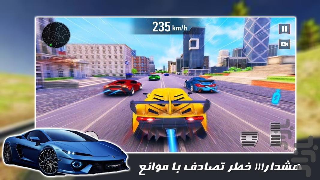 ماشین سریع مسابقه | ماشین بازی - عکس بازی موبایلی اندروید