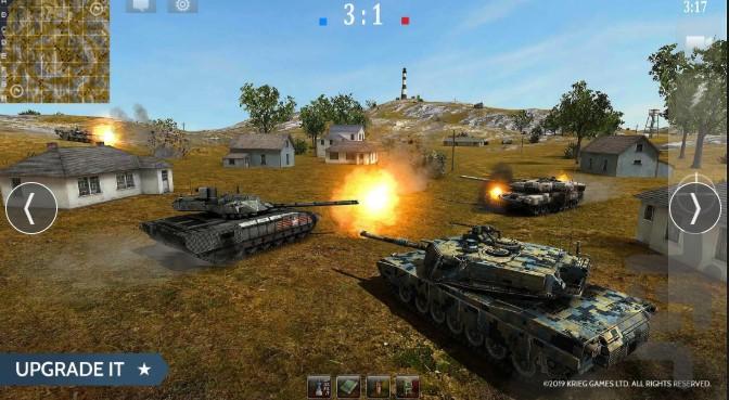 بازی تانک جنگی - Gameplay image of android game