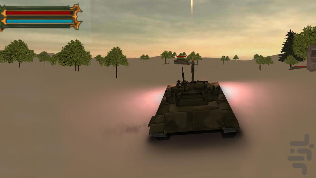 بازی تانک جنگی - Gameplay image of android game