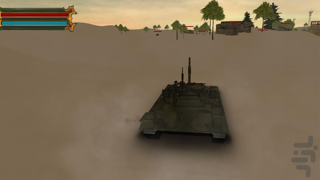 بازی تانک جنگی - Gameplay image of android game