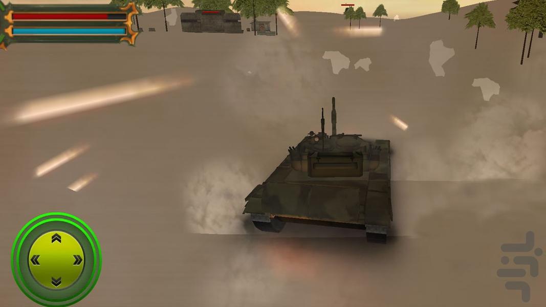 بازی تانک جنگی - Gameplay image of android game