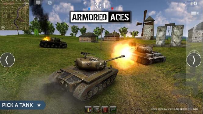 بازی تانک جنگی - Gameplay image of android game