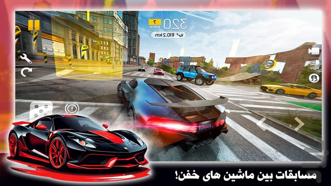 بازی ماشین سواری | راننده حرفه ای - عکس بازی موبایلی اندروید