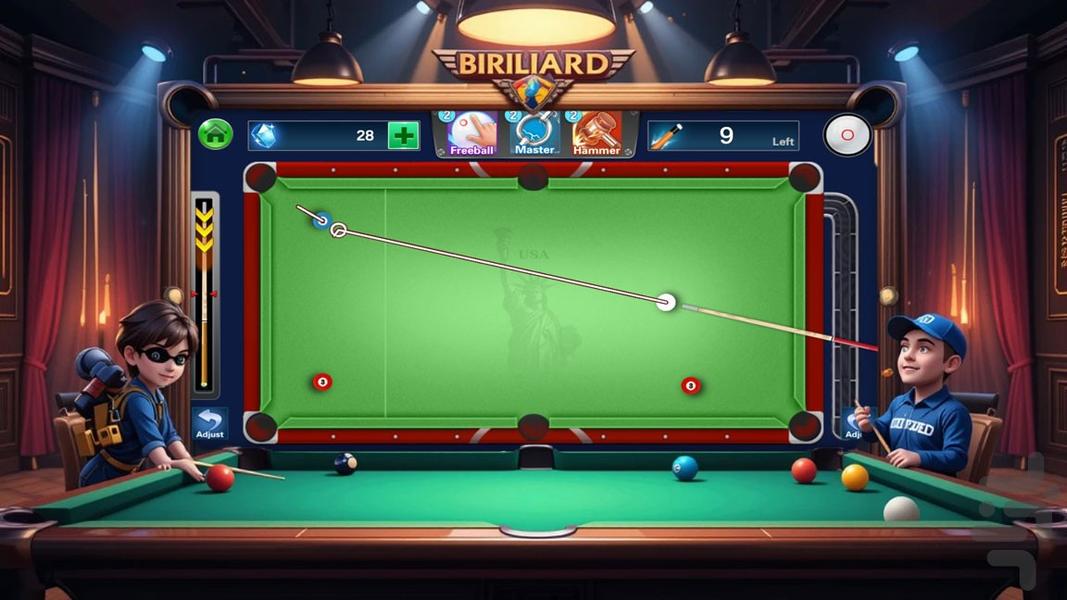 بازی بیلیارد - عکس بازی موبایلی اندروید