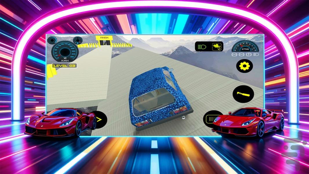 ماشین بازی بی نهایت - عکس بازی موبایلی اندروید