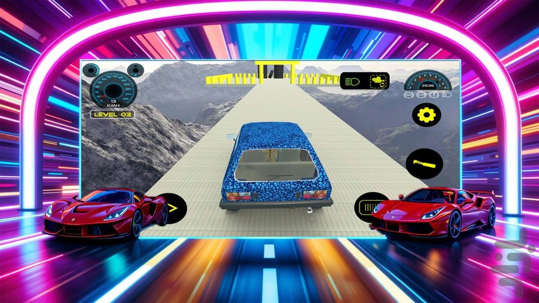 ماشین بازی بی نهایت - عکس بازی موبایلی اندروید