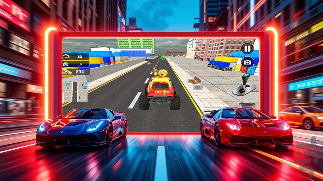 ماشین بازی در شهر - عکس بازی موبایلی اندروید