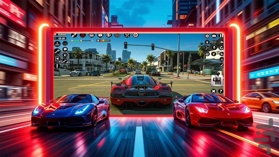 ماشین بازی در شهر - عکس بازی موبایلی اندروید