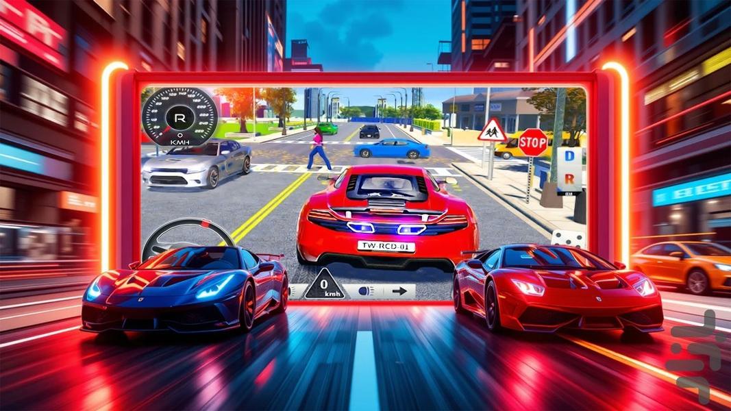 ماشین بازی در شهر - عکس بازی موبایلی اندروید