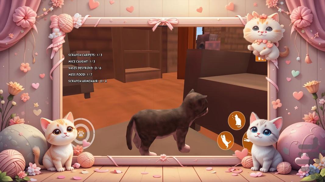 گربه بازی دخترانه - عکس بازی موبایلی اندروید