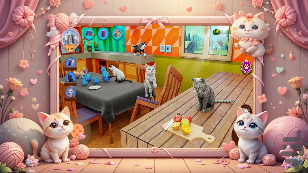 گربه بازی دخترانه - عکس بازی موبایلی اندروید