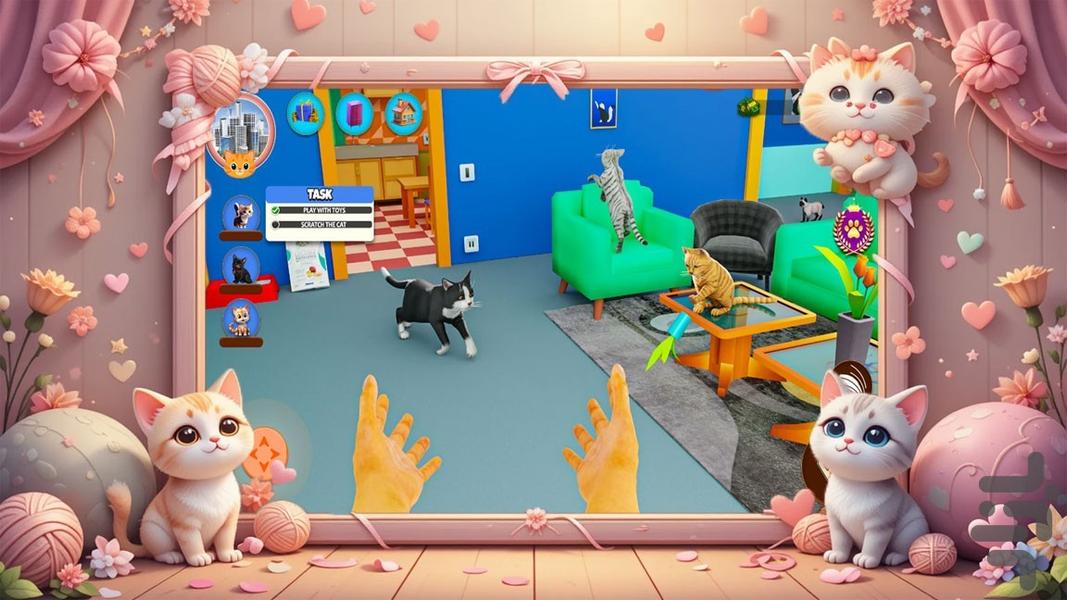 گربه بازی دخترانه - عکس بازی موبایلی اندروید