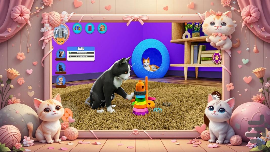 گربه بازی دخترانه - عکس بازی موبایلی اندروید