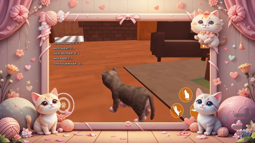 گربه بازی دخترانه - عکس بازی موبایلی اندروید