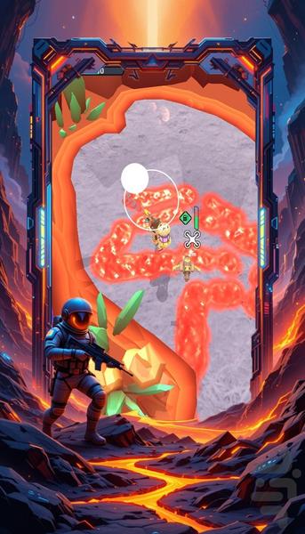 بازی فکری رنگی - Gameplay image of android game