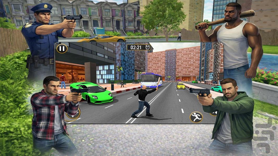 بازی جنایت در شهر - عکس بازی موبایلی اندروید